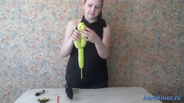 Попугай на жёрдочке из ШДМ (шаров для моделирования) смотреть онлайн