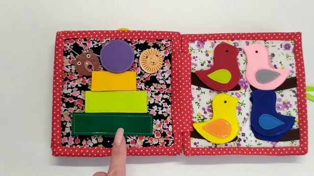 Развивающая книжка для малышей # Developing book # Quiet book # My First Book смотреть онлайн