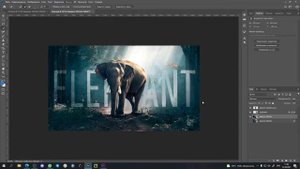 Как расположить текст за объектом • Текст за объектом в фотошопе // Adobe Photoshop