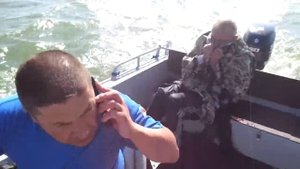 Спасание рыбака в Веселовском водохранилище