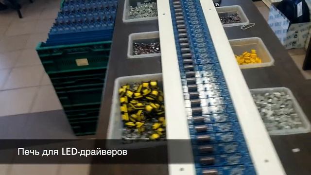 Светильники светодиодные - производство, компоненты
