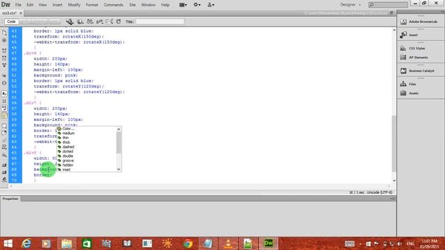 31. CSS / CSS3 tutorials with projects urdu hindi CSS3 user interface