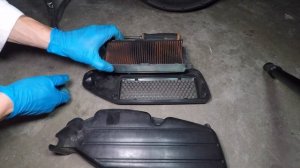 Honda Elite air filter replacement