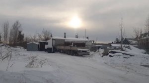 Разворот в ограниченном пространстве на фуре. #маз5440 #фура #полуприцеп #разворот