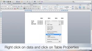 How to import data from Excel and create a table in Word| MAC Users