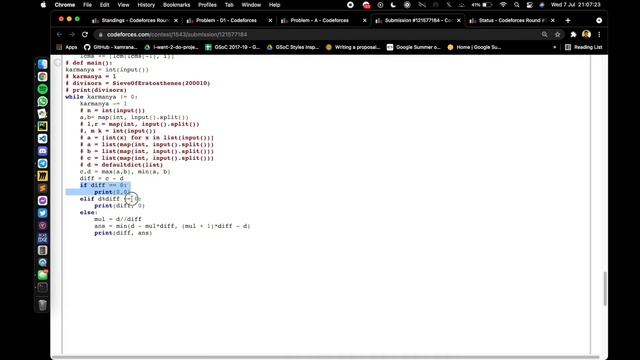 A. Exciting Bets | Codeforces Round 730 Div. 2 | Karmanya – an IIESTian | Python Solution смотреть онлайн