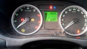 Запуск Skoda Fabia в мороз -21. Cold start Skoda