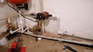 Замена газового котла и установка повысительного насоса.