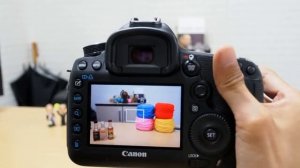 Canon EOS 5D markIII Live View Mode TUBE CAMERA