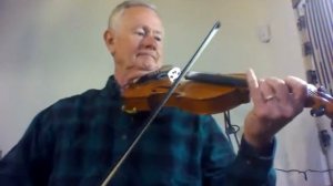 Dragging the bow played on a Gliga violin