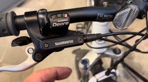 Гидравлический тормоз Шимано с открытой ванной