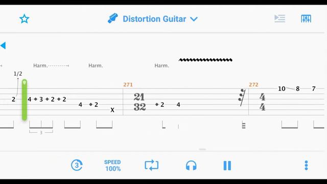 SOLO Master of Puppet - Metalica guitar tablature