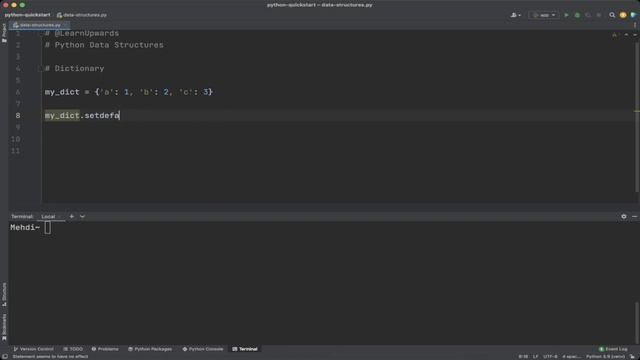 Python Set, Dictionary Beginner Start Fast