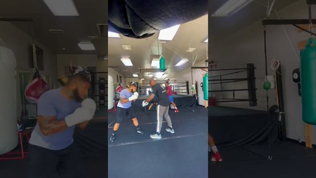 Malik Scott and #Heavyweight Daniel Whitney #Boxing #Training