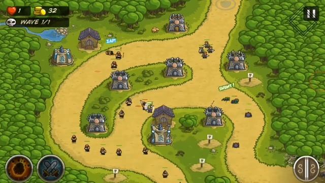 Kingdom Rush - Silveroak Forest (Level 5) Iron Challenge Hard/Veteran Difficulty Walkthrough смотреть онлайн