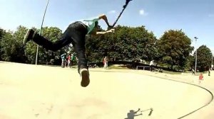 Brandon's district scooter stunts video (3)