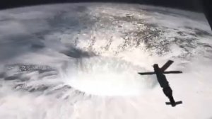 Съёмка Северного полюса со станции МКС