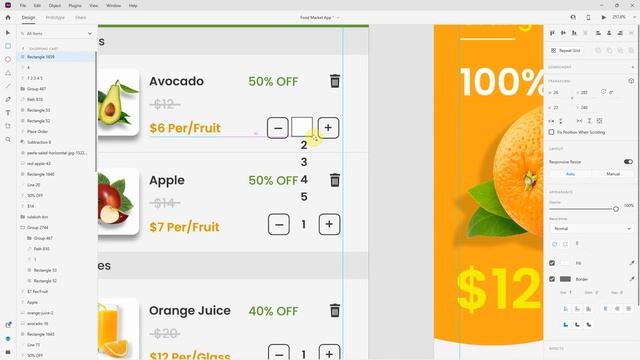 How to Create Interactive Add to Cart Buttons | Adobe XD App UI/UX Design Tutorial