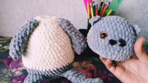 кот Басик из плюшевой пряжи !