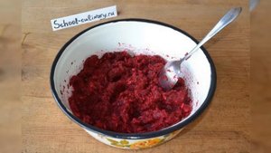 Хрен со свеклой и чесноком