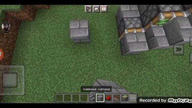 как сделать механическую лестницу в МАЙНКРАФТ ? смотреть онлайн