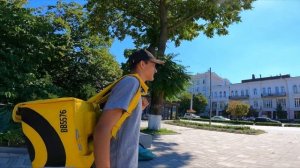 ЖАРА +39, РЕШИЛ ПОМОЧЬ КУРЬЕРАМ И СДЕЛАЛ ИМ СЮРПРИЗ