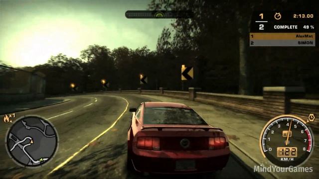 Need For Speed Most Wanted (2005) Ford Mustang GT Gameplay (4K UHD 60FPS)