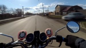 Мини дальняк на мопеде Альфа 110 , 30 км / поездка в город , в надежде встретить ДПС