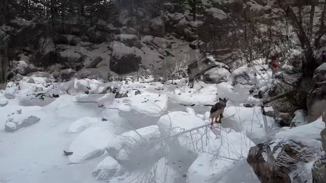 Смольные водопады, зима. Шкотовский район. Путешествия по Приморскому краю.