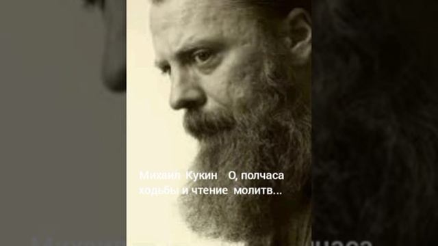 Михаил Кукин  "О, полчаса ходьбы и чтение молитв..."  о. Алексию Уминскому 6 янв. 2021г.