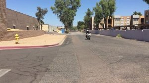 My friend learning how to ride. CBR 900rr