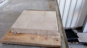 тротуарная плитка, эксперемент ,силикон, масло,  имульсол,выбор