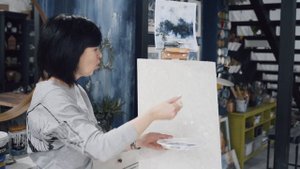 КАК НАРИСОВАТЬ АБСТРАКТНУЮ КАРТИНУ БЕЗ ОПЫТА | живопись для новичков | абстракция на холсте