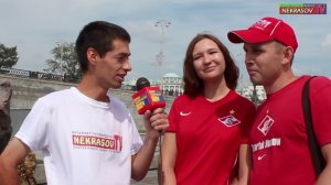 шоу NEKRASOV TV. Путь на футбол. выпуск 3 часть 1 Урал Екатеринбург vs Спартак Москва 21.07.13