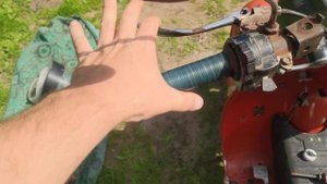Выжим сцепления мотороллера муравей.