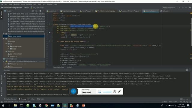 Python Selenium Automation Framework