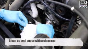 BMW F30 crankshaft seal removal and installation ditailed video/ Замена переднего сальника коленвал