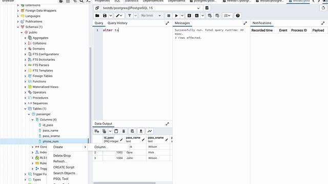 How Delete or Drop Column from Table in Postgresql смотреть онлайн