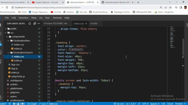 Destination Search | Coding Practice 6 | REACT JS | NxtWave | CCBP 4.0