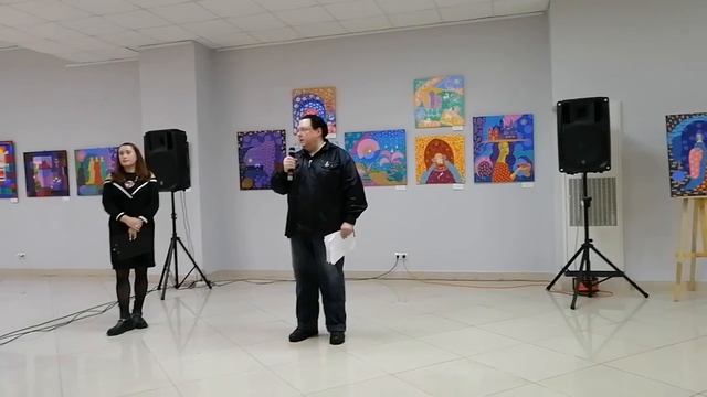 Выставка Вдохновение орнаментом, выступление Алексея Акиндинова, Люберецкая картинная галерея, 2023 смотреть онлайн