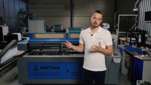 Широкоформатный лазерный станок для резки и раскроя Wattsan 2030 FlatBed.