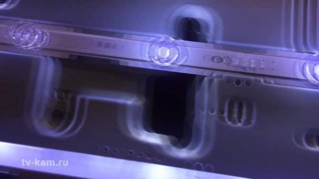 Ремонт подсветки телевизора LG 49LF640V. Темные пятна, мерцание экрана.