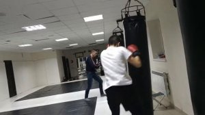 Работа на мешке. Удары