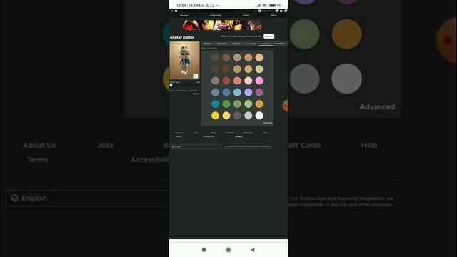 как покрасить любую часть тела в роблокс на телефоне! ЛЕГКО смотреть онлайн