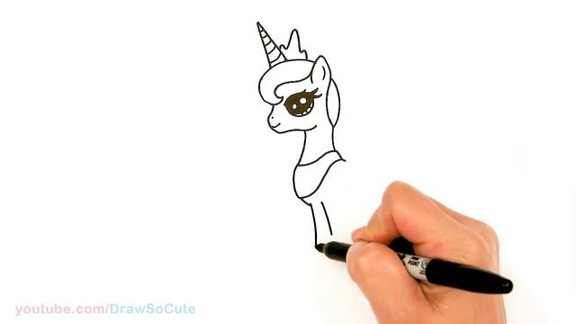 How To Draw Princess Luna from My Little Pony смотреть онлайн