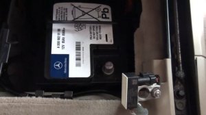 Mercedes ML 350 W166 Battery Replacement