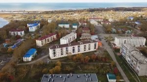 Сахалин. Александровск-Сахалинский. Полёт над городом