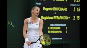 Genie Bouchard v Magdalena Rybarikova   Wimbledon 2016