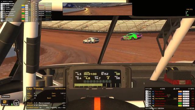 iRacing NASCAR Cup Series Fixed Bristol Dirt Пытаемся выжить на грязи! смотреть онлайн