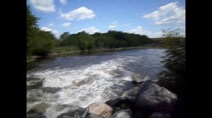 Река Миасс Водопад, места для отдыха и рыбалки